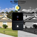 Miniatyrbillede 2 af 5: Trådløs Dørklokke med Kamera, 1080P Trådløs Videodørklokke med Ring, To-vejs Lyd, IP65 Vandafvisende, SD og Cloud Opbevaring, Tuya Smart