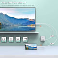Miniatyrbilde 2 av 5: Lightning til HDMI-kabeladapter, iPhone iPad til TV, 1080p