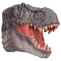 Miniatyrbild 2 av 8: Handdocka i Gummi Dinosaurie, Portabel, Handmålad, Bekvämt Grepp, Tyrannosaurus Handdocka