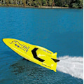 Miniatyrbild 2 av 5: Leksaker Gränsöverskridande Ny Fjärrkontrollbåt Simulation Mini Speedboat Vatten Simning Sommarleksak Fyrkanalig Elektrisk Båtmodell