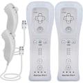 Miniatyrbild 1 av 4: 2x 2 i 1 Integrerad Wiimote Motion Plus-handkontroll och Nunchuk