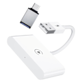 Pikkukuva 8 / 8: Langallinen langattomaksi CarPlay-sovitin USB-liitäntä Plug and Play -toiminnolla, sujuva Carplay-dongle-laatikko iPhonelle, tasainen pinta