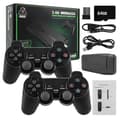 2024 Ny Retro Spillekonsol 20.000+ Spil 4K HDMI Inkluderer 2 Trådløse Controllere Sort Sort Sort Black 64GB