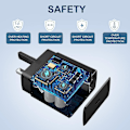 Miniatyrbilde 3 av 5: 45W USB-C Superrask Lader USB-C-kontakt for Samsung Galaxy S23/S23 Ultra/S23+/S22 Ultra/S22+/S22/S21 Ultra/S21+/S21/S20/Note20/note