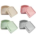 Sandwichbeholdere, 4 stk. Sandwichboks for matlagring