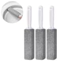 3-pack Pumice Stone for Toilet Cleaning with Extra Long Handle