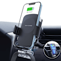 Miniatyrbillede 2 af 5: S13kc 3-i-1 Trådløs Biloplader Mobiltelefonholder til iPhone