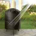 Miniatyrbillede 4 af 5: INF Rund grillbeskyttelse / grillovertræk Sort 58x77 cm Sort