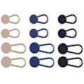 Miniatyrbild 5 av 11: Het försäljning 10mm-15-18mm gummiband stretch justering förlängningsknapp midjeband förlängning justeringsknapp Black large size 18mm*round