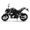 Pikkukuva 4 / 5: 1:12 Kawasaki Z900 Metalliseos Painevalettu Moottoripyörämalli Lelu Ajoneuvokokoelma Moottoripyörä Iskunvaimennin Maasto Automoottoripyörä Leluauto