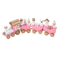 Miniatyrbilde 2 av 2: NUOBESTY 4-delt Tog Leke Jule Tema Tre Tog Skrivebord Mini Tog