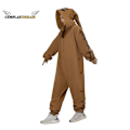 Miniatyrbillede 2 af 5: Halloween Party Cosplay The Nightmare Cosplay Juldräkt Oogie Boogie Pyjamas Jumpsuits Unisex Nattkläder Outfit XL