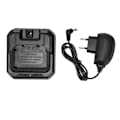 Miniatyrbillede 1 af 8: CHR 9700 Radio Batterioplader Base med Strømadapter til Baofeng BF 9700 BF A58 UV 5S UV 9R 100‑240V EU Stik