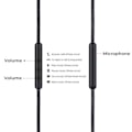 Miniatyrbillede 3 af 5: 2,5 mm til 3,5 mm hovedtelefonkabel til Momentum Over Ear 1/2/3 hovedtelefonledning Slidstærk ledning med lydstyrkekontrol og mikrofon