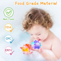 Miniatyrbild 3 av 7: Pop Fidget Leksaker 4 ST 3D Stressbollar It Pop Fidgets Paket Party för Barn Leksaker Bulk Klämleksaker Pojkar Vuxen Stress Relief Påskkorg Fyllmedel