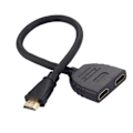 Pikkukuva 1 / 4: HDMI-jakaja 30 cm kaapelilla