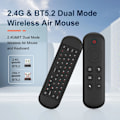 Miniatyrbilde 3 av 5: Luftmus for Android TV-boks, trådløst tastatur 2.4G Smart TV-fjernkontrollhåndtak Android-fjernkontroll for Android TV-boks/PC/Smart TV