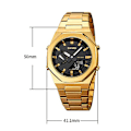 Miniatyrbilde 5 av 5: Digitalt quartz armbåndsur for menn