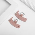Pikkukuva 7 / 10: Nahkainen olkalaukkuhihna - Vaaleanpunainen hihna ja vaaleanpunainen solki - erikoistarjous Light Pink Strap