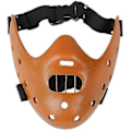 Miniatyrbild 1 av 5: Hannibal Masker Skräck Hannibal Resin Lecter The Silence of the Lambs Maskeradmask 3 Färger brown