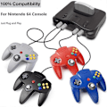 Pikkukuva 2 / 4: 2 kpl Klassinen Langallinen N64-ohjain Retro Peli 64-bittinen Peliohjain Joystick