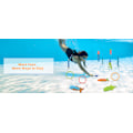 Miniatyrbild 8 av 9: 30 st Dykleksaker för Pool för Barn Set med Förvaringsväska Poolspel Sommar Simning Vatten Fiskleksaker