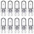 G9 halogenlampor 25W, 230V, 10-pack 25W