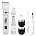 Pikkukuva 1 / 8: 4-in-1 Lemmikkieläinten Trimmausleikkurit Ammattimainen Koiran Karvanleikkurisetti LCD Lemmikkieläinten Karvanleikkurisetti White