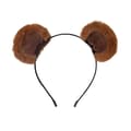 Ekorreøre Tiara Plysj Bjørneøre Dekor Jente Hodeplagg Elastisk Design Dyretema Hårbånd Sminke Hodeplagg Brown