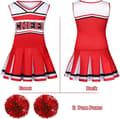 Heppekors-kostumer til piger Halloween heppekors-outfit Red with accessories 110cm