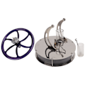 Miniatyrbillede 9 af 10: Lavtemperatur Stirlingmotor Model Rustfri Stålbase Anti-Rust Stirlingmotor Model Kit til Fysisk Læring
