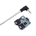 Miniatyrbilde 1 av 5: TEA5767 Stereo FM Radio Modul med 76-108MHZ Teleskopisk Antenne for Arduino