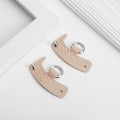 Miniatyrbillede 8 af 10: Håndtaske med remme i ægte læder Bælter SORT REM - høj kvalitet Black Strap