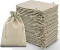 30 Pak Intckwan Juteposer 10x15cm Små Trækpose Gaveposer