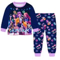 KPOP DEMON HUNTER barn långärmad pyjamas set hemmakläder s10505 set 140cm