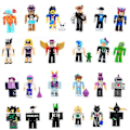 Pikkukuva 1 / 5: Roblox 24-osainen Minihahmo Virtuaalinen Maailma Hahmolohko