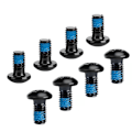 Pikkukuva 1 / 5: 12x Polkupyörän Levyjarrun Roottorin Pultit M5x10mm Jarru Ruuvi T25 Jarrulevyn Ruuvi