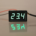 Miniatyrbillede 4 af 5: 0.  56\" DS18B20 Digitalt Termometer Vandtæt Temperatur Sensor Probe DC 12V 24V