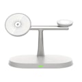 Miniatyrbilde 1 av 7: Magnetisk trådløs ladestasjon 3-i-1 hurtiglader for iPhone 15 14 13 12 Pro Max white