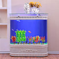 Miniatyrbillede 3 af 7: 3-pak store akvarieplanter kunstige plast fisketank planter høje akvarium tilbehør simulering falske hydroponiske planter dekoration