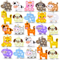Miniatyrbilde 1 av 7: 30 stk. Fidget Pop it Leker Sett Festgaver for Barn Fidget Leker Bursdag Karneval Skatt Småbarn Leker Fidget Pakke