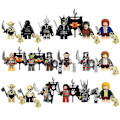 Miniatyrbilde 1 av 5: 18 stk. Ringenes Herre Middelalder Riddere Minifigurer Leketøysett Antikk Militær Rustning Ork Soldater Byggeklosser [FW]