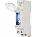 Miniatyrbilde 4 av 5: 24-timers mekanisk timer 15-minutters minimum timer Skinne montering Innebygd batteri, SUL180a AC220-240V Grå
