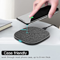 Miniatyrbilde 3 av 4: Trådløs lader, trådløs ladepute for iPhone, 15W Max rask trådløs lader for Samsung Galaxy, HUAWEI Mate og andre