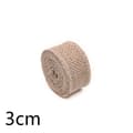 Naturlig jute stoff jute bånd 3 CM 3cm 3cm
