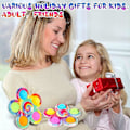 Miniatyrbild 5 av 5: Fidget Spinner Pop Leksaker Set om 4, Fidget Pop Leksaker Party Present, Sensoriska Bubble Pop Leksaker Kit för Barn, Enkla Fidget Spinners Pop Stress