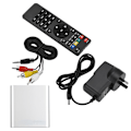 Miniatyrbillede 1 af 5: Mini HD Media Player Stereo Audio & 1080P Video HDMI/AV Output Media Player Center - EU Stik
