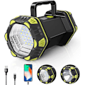 Miniatyrbilde 1 av 5: LED håndlampe, oppladbar lommelykt, campinglampe