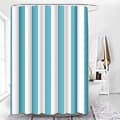 Vattentätt Anti-Mögel Duschdraperi 180x180cm Polyester med Krokar Turquoise