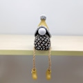 Miniatyrbillede 2 af 3: 1 Julegave Ananas Dværg Resin Borddekoration
